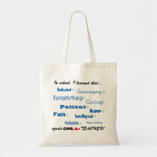 Bolso De Tela Tote del aprecio del profesor