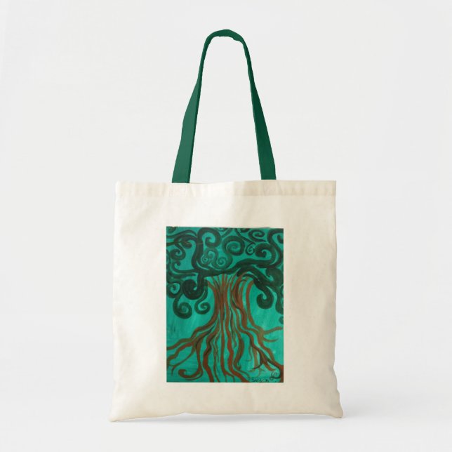 Bolso De Tela Tote del árbol de la vida (Frente)
