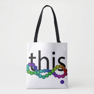 Bolso De Tela Tote del arco iris de la igualdad de la diversidad