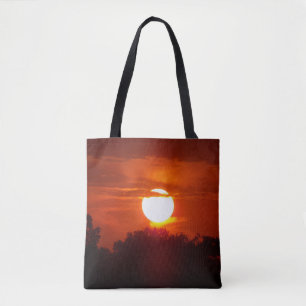 Bolso De Tela Tote del atardecer otoño