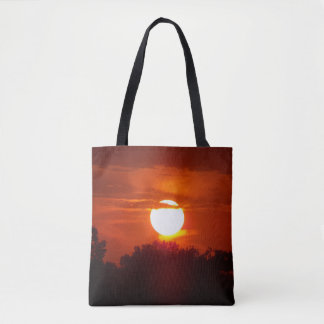 Bolso De Tela Tote del atardecer otoño