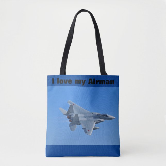 Bolso De Tela Tote del aviador (Anverso)