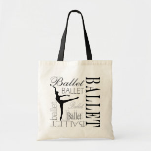 Bolso De Tela Tote del ballet (personalizable) - Arabesque