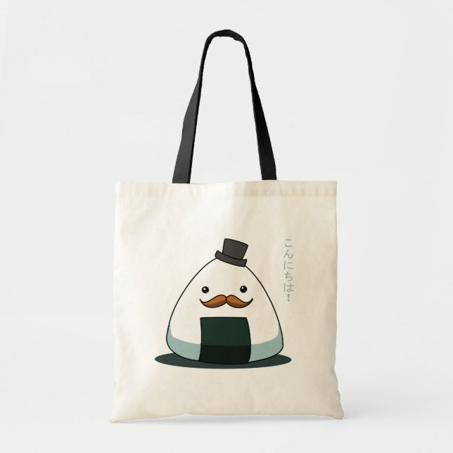 Bolso De Tela Tote del Bigote-giri (Frente)