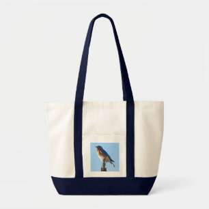 Bolso De Tela Tote del bolsillo del Bluebird