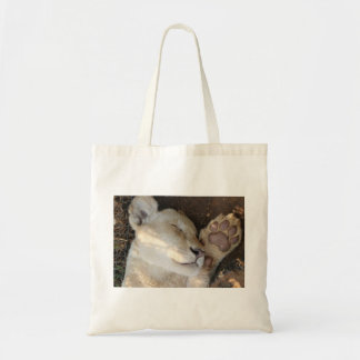 Bolso De Tela Tote del cachorro de león