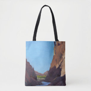 Bolso De Tela Tote del cañón del río Wind