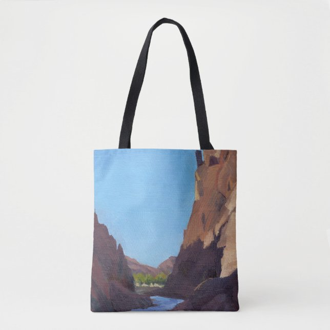 Bolso De Tela Tote del cañón del río Wind (Anverso)