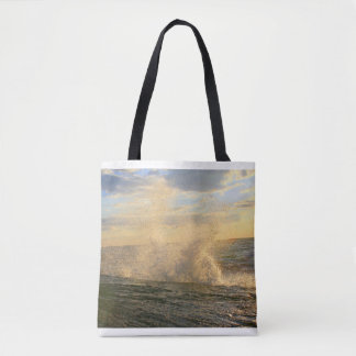 Bolso De Tela Tote del chapoteo