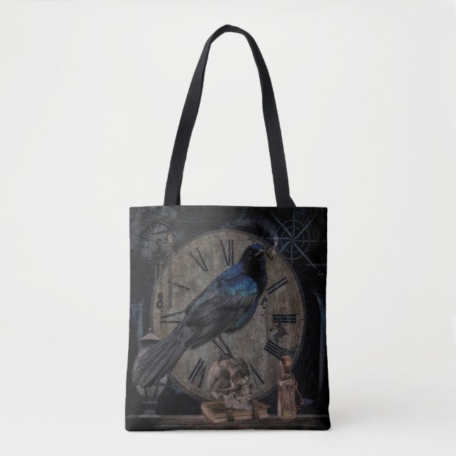 Bolso De Tela Tote "del cuento del Grackle" (Anverso)