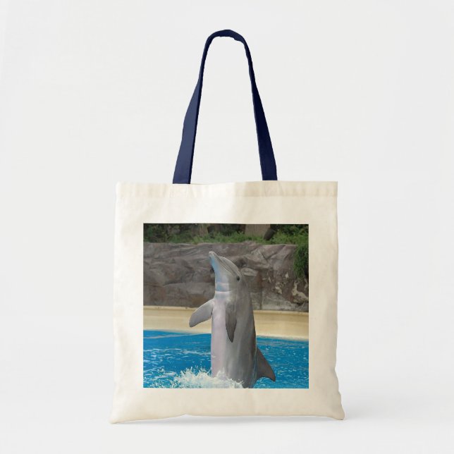 Bolso De Tela Tote del delfín del baile (Frente)