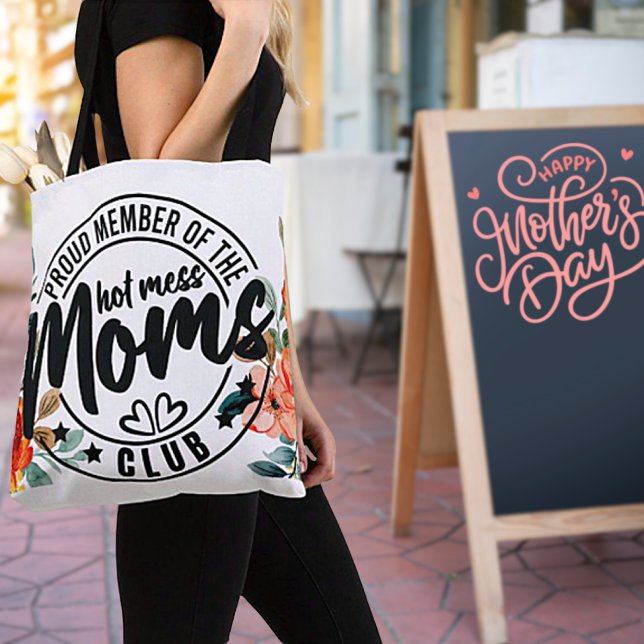 Bolso De Tela Tote del Día de la Madre de Mess Caliente (Subido por el creador)