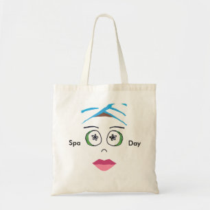 Bolso De Tela Tote del Día del Spa