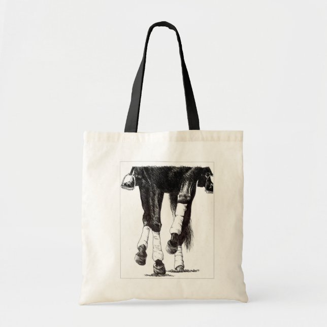 Bolso De Tela Tote del Dressage (Frente)