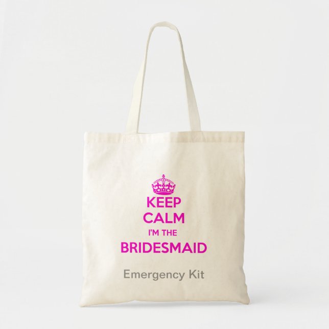 Bolso De Tela Tote del equipo de la emergencia (Frente)