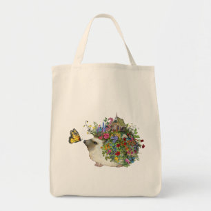 Bolso De Tela Tote del erizo del jardín
