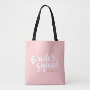 Bolso De Tela Tote del escuadrón de novias personalizado de Rubo