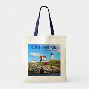 Bolso De Tela Tote del faro de la protuberancia pequeña