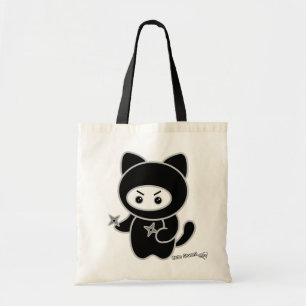 Bolso De Tela Tote del gatito de Ninja