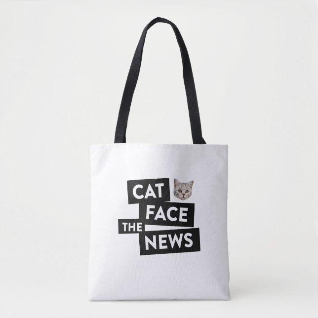 Bolso De Tela Tote del gato (Anverso)