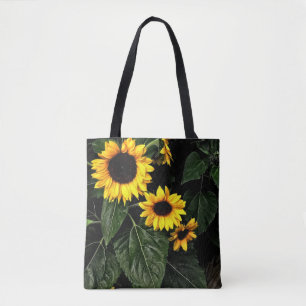 Bolso De Tela Tote del girasol