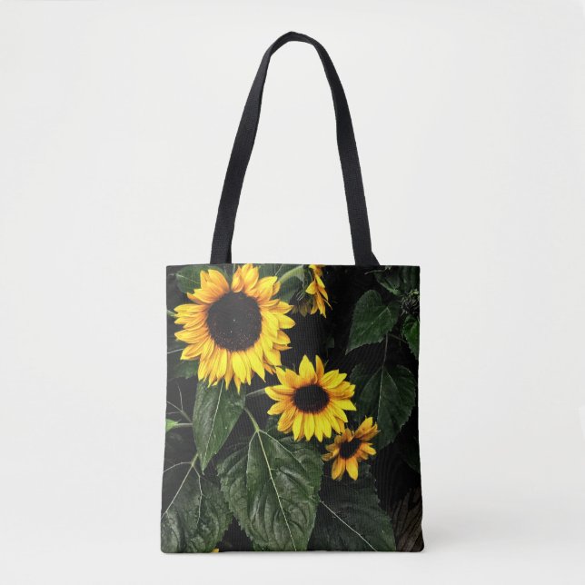 Bolso De Tela Tote del girasol (Anverso)
