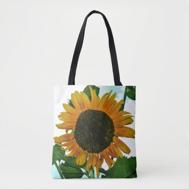 Bolso De Tela Tote del girasol (Anverso)