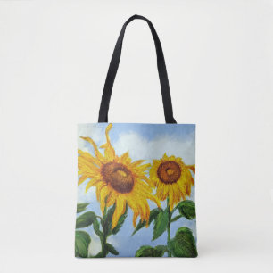 Bolso De Tela Tote del girasol