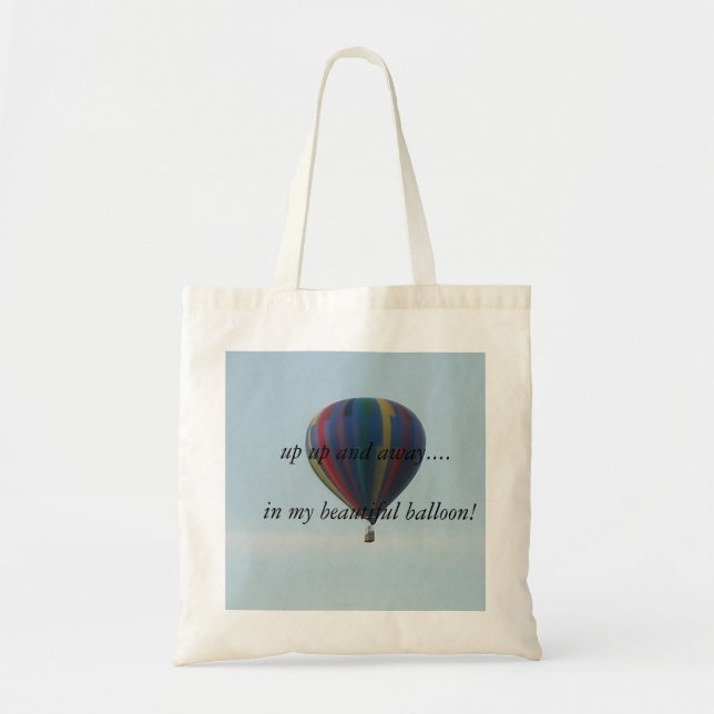 Bolso De Tela Tote del globo del aire caliente (Frente)