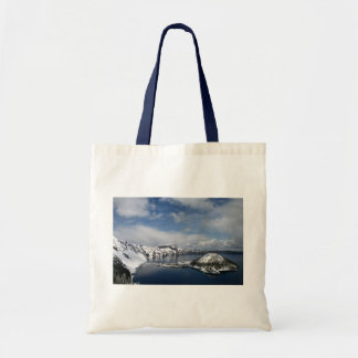 Bolso De Tela Tote del lago crater y de la isla del mago