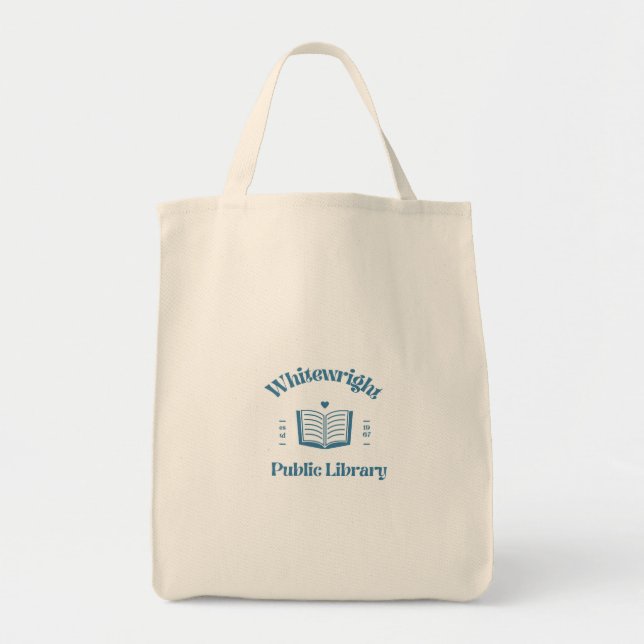 Bolso De Tela Tote del libro (Frente)