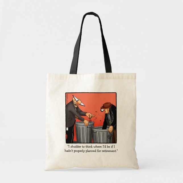Bolso De Tela Tote del libro de humor para jubilaciones divertid (Frente)