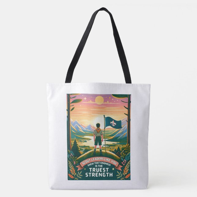 Bolso De Tela Tote del líder de Kind Scout (Anverso)
