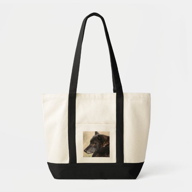 Bolso De Tela Tote del lobo (Frente)