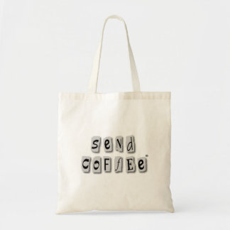 Bolso De Tela Tote del logo de Send Coffee