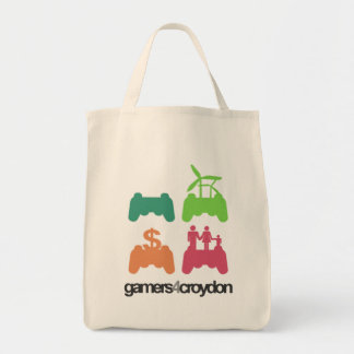 Bolso De Tela Tote del logotipo de G4C, luz