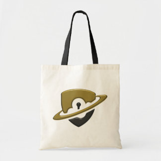 Bolso De Tela Tote del logotipo del Blackwood - negro/oro