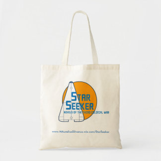 Bolso De Tela Tote del logotipo del buscador de la estrella -