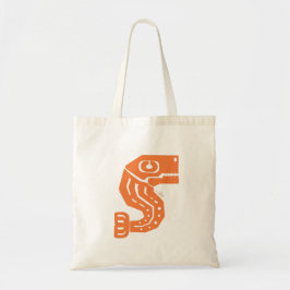 Bolso De Tela Tote del logotipo del funcionamiento de los