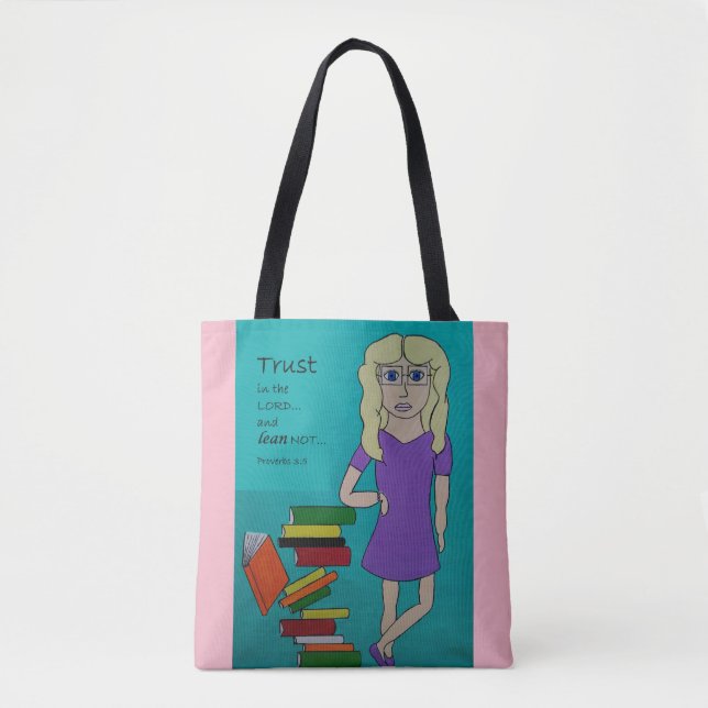 Bolso De Tela Tote del magro del blanco de la conciencia del (Anverso)