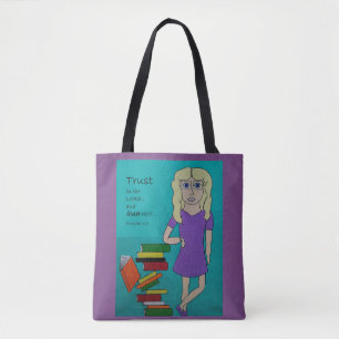 Bolso De Tela Tote del magro del blanco no