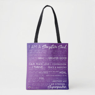 Bolso De Tela Tote del manifiesto Soul Sensible
