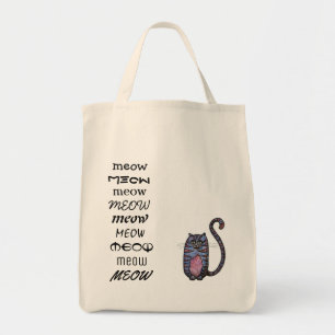 Bolso De Tela Tote del maullido