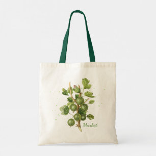 Bolso De Tela Tote del mercado botánico de frutas