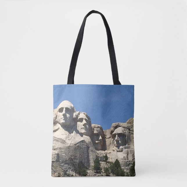 Bolso De Tela Tote del monumento del monte Rushmore (Anverso)