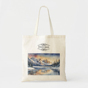 Bolso De Tela Tote del Parque Nacional de la Bandera de Invierno