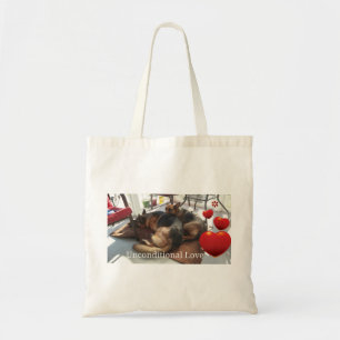 Bolso De Tela Tote del pastor alemán