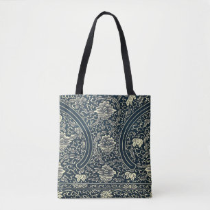 Bolso De Tela Tote del patrón de ornamentos chino