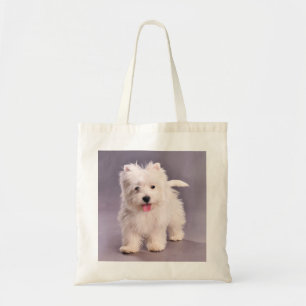 Bolso De Tela Tote del perrito de Westie
