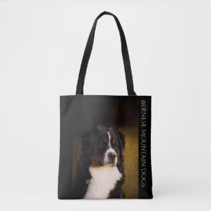 Bolso De Tela Tote del perro de montaña de Bernese